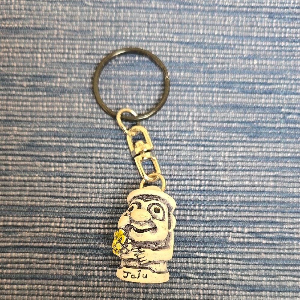 JEJU Island Korea Statue Keychain